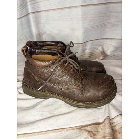 Carolina‎ CA5564 Mens 9D Brown Leather ESD Work Boots ASTM F2413-11 main image 5